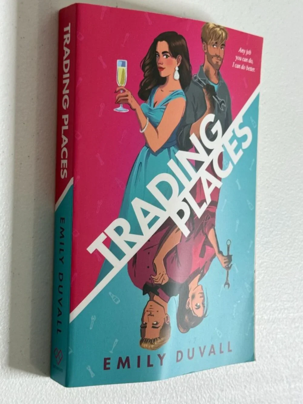 Trading Places Emily Duvall Paperback Romance Enemies to Lovers Novel